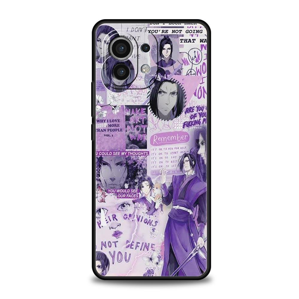 Чехол Mo Dao Zu Shi Wei Wuxian для Xiaomi Poco X4 X3 NFC F3 F4 M3 M4 Mi Note 12T 10 12 11 Ultra 11T Pro 10T Lite 9T 11i 5G Cover