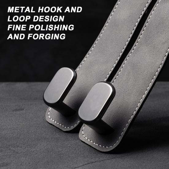 Крючок на подголовник автомобильного сиденья Держатель для телефона Искусственная кожа Сверхпрочный Многофункциональный Универсальный Крепление-органайзер на подголовник для внедорожника Автомобильные аксессуары для интерьера