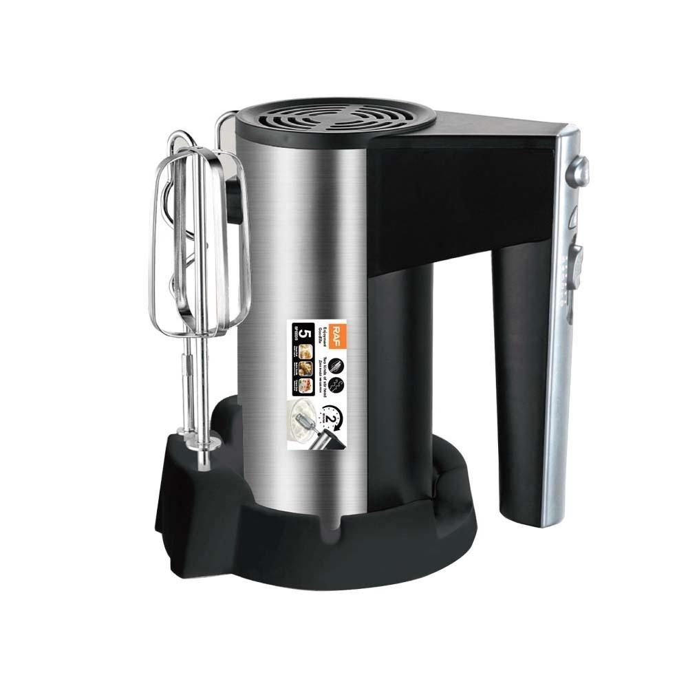 220В Бытовой Электрический Венчик для Яиц из Нержавеющей Стали, Электрический Миксер для Выпечки Тортов и Крема, Ручной Взбиватель Молока 800Вт