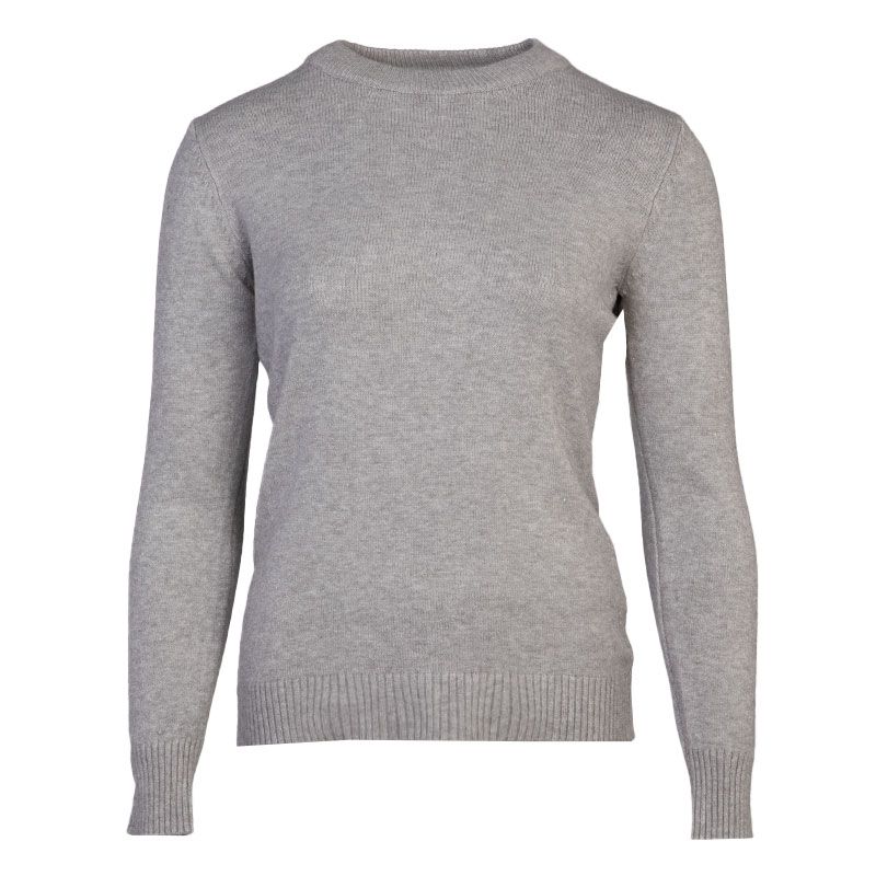 BELLE FEMME Женский свитер с круглым вырезом из шерсти и кашемира