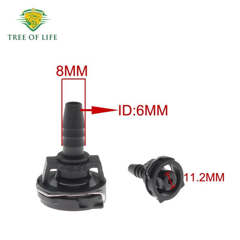 1/2X Water Kettle Connector Auto Radiator Water Box Connector For Mercedes-Benz W166 X166 W176 C117 X117 X156
