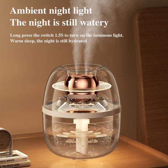 Увлажнитель воздуха 3 л тихий увлажнитель холодного тумана USB настольный увлажнитель воздуха масляный распылитель диффузор для спальни офиса путешествий