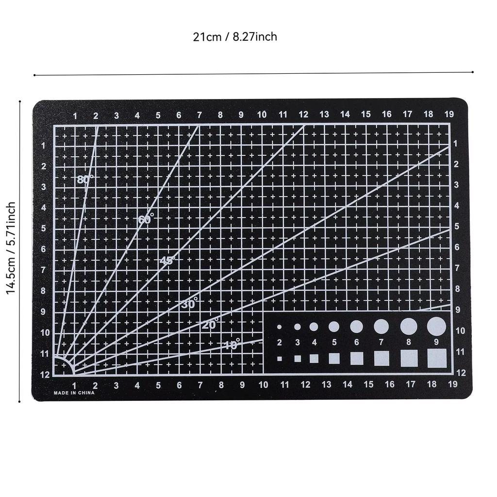 1pcs A5 PP Cutting Mat Cutting Board Workbench Patchwork Sewing Manual DIY Knife Engraving Leather Single Side Underlay