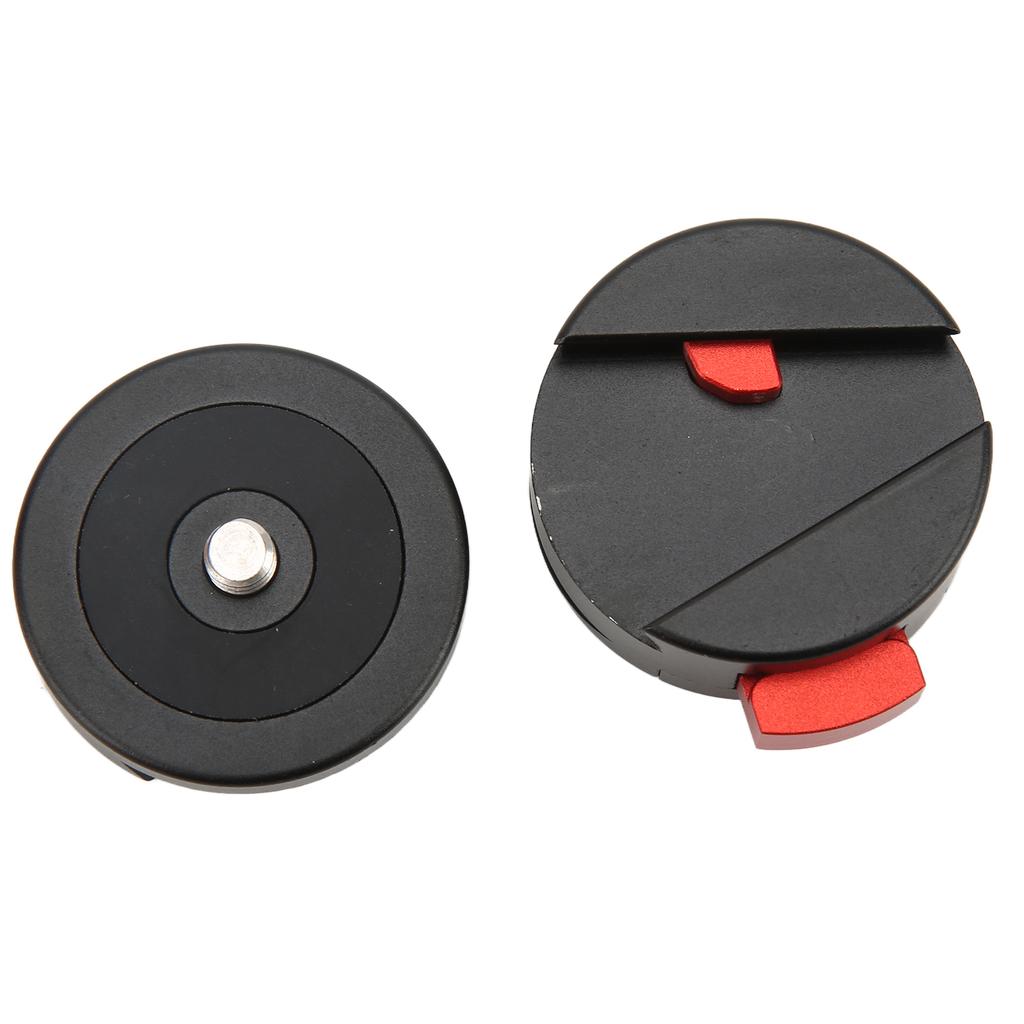 Шаровая головка Быстросъемная пластина Зажим Круглый быстросъемный зажим с винтом 1/4 дюйма для цифровой камеры