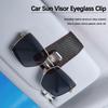 AAADL1 Car Sun Visor Eyeglass Clip Holder Leather Glasses Hanger For Honda CRZ Accord Civic FIT Insight CRV Jazz HRV Vezel 5th City CRX