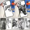 Эскиз лошади для чехла на телефон Samsung Galaxy M14 M34 M54 M33 M13 M23 M53 M15 M55 M31 M51 M20 M30s M32 M52