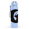 1PC Moon Earth Crescent Silhouette 750ml Color Plastic Sports Water Bottle Leakproof Flip Straw Lid Suitable for Sports Office Home Use