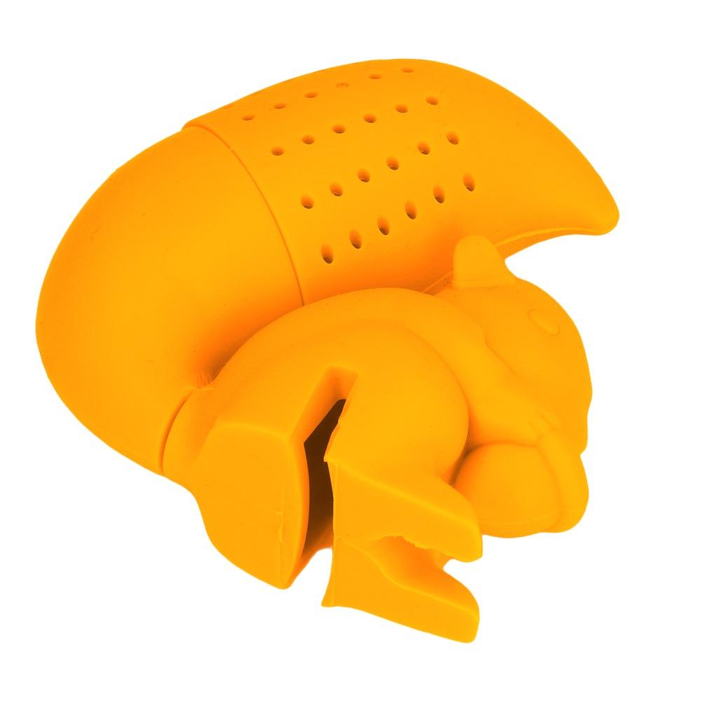 Silicone Squirrel Tea Strainer Food Grade Silicone Tea Strainer Squirrel Tea Filter Tea Brewing
