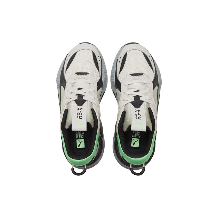 Puma RS-X Mix Colorblock — Кроссовки унисекс Nimbus Cloud Green Grey Black 380462-04