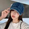 Бейсболка в стиле хип-хоп из денима для женщин и мужчин, однотонная кепка с застежкой-молнией, регулируемая солнцезащитная кепка JK Solid Y2K для корейских девушек и пап, кепки для дальнобойщиков