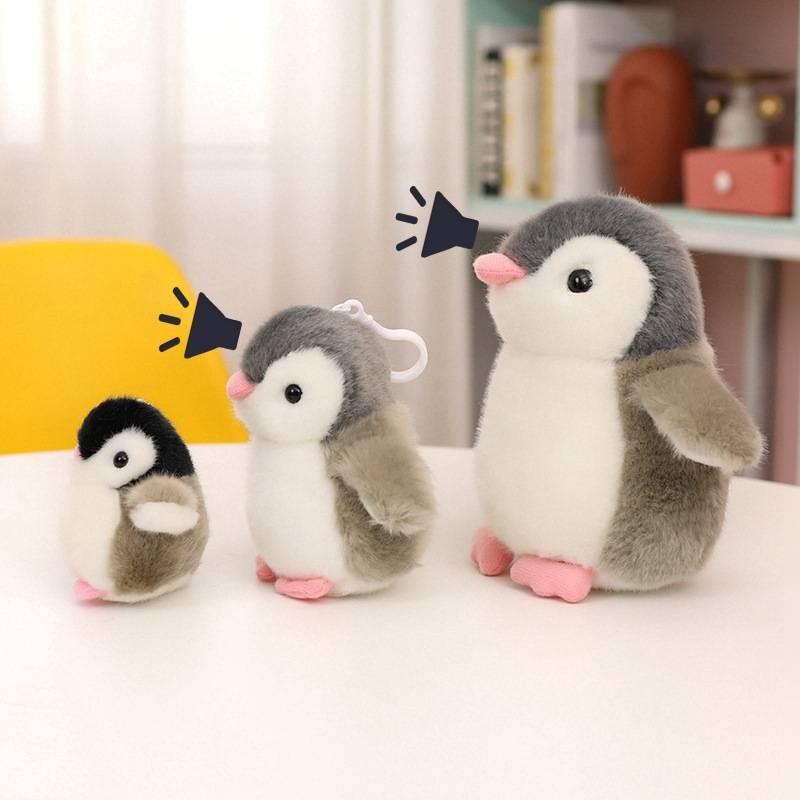 Toy Plush Penguin Keychain With Soft Pp Cotton Filling For Girls And Women