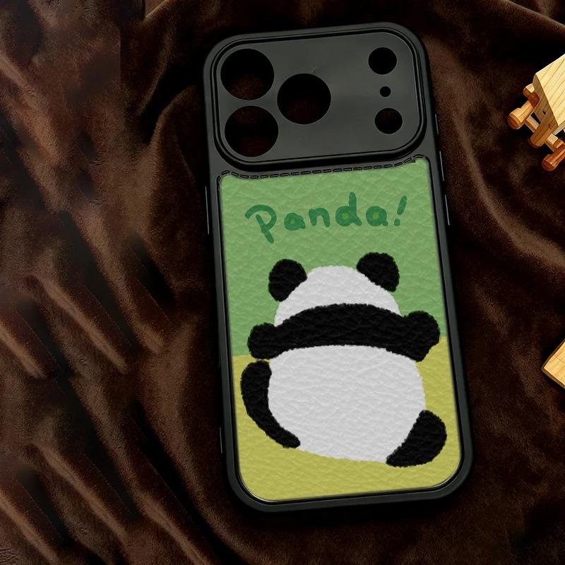 Милый шарф пингвин медведь для мобильного телефона Apple iPhone17Promax чехол IP16 конфетный воздушная подушка 15 женщины