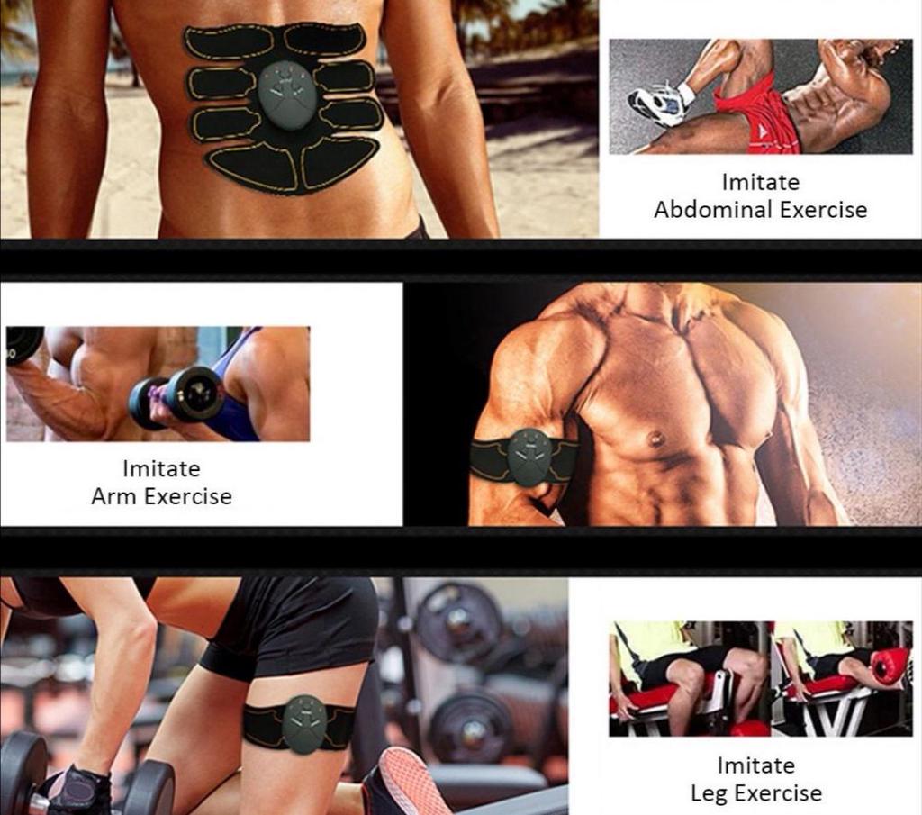 EMS наклейка для тренировки мышц живота, массажер для мышц рук, тренажер для похудения, бодибилдинг, фитнес