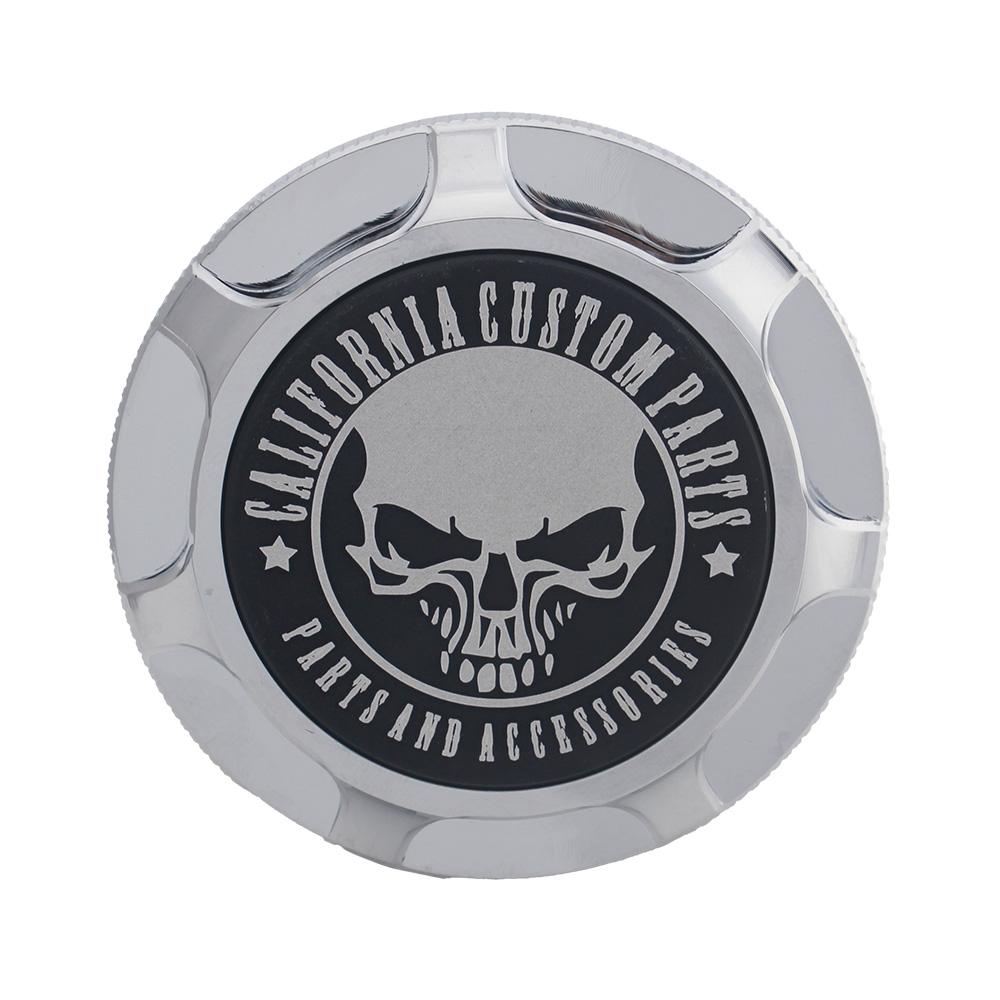Motorcycle Custom Skull Decorative Oil Cap Fuel Gas Tank Cover Fits For Harley Sportster XL48 883 1200 Touring FLHR Dyna Softail