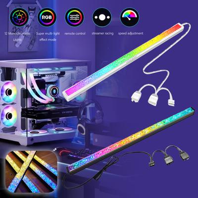Светодиодная лента COOLMOON ARGB 5V 3Pin/Малый 4Pin Diamond Магнитная Цветная Атмосферная DIY Лампа Бар для Корпуса ПК