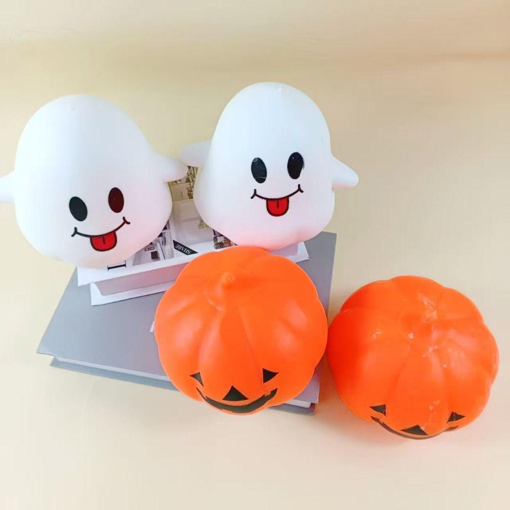 Relax Gift Halloween Pumpkin Squishy Toy Release Hand Slow Rebound Fidget Toy  Kids Toy