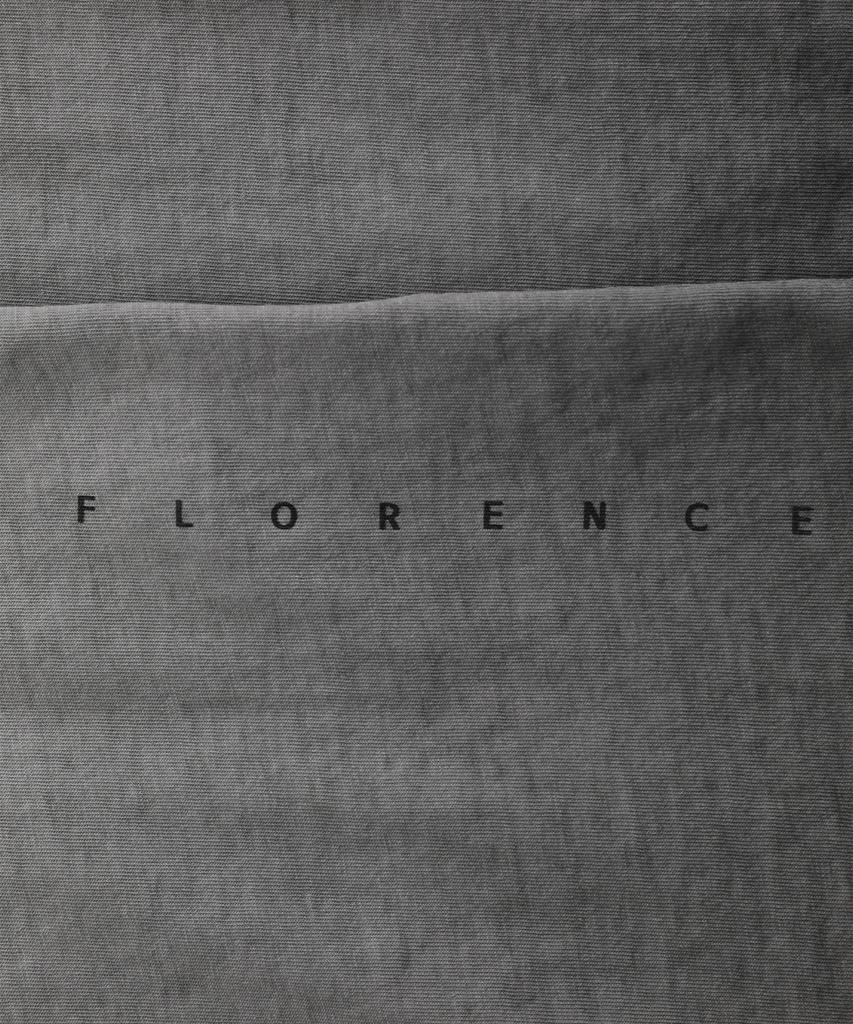 PANICALE Серая хлопковая футболка Florence с окрашиванием garment dye