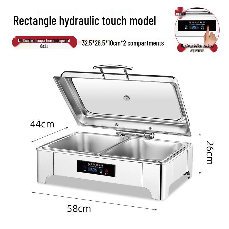 Commercial Buffet Food Warmer & Interchangeable Serving Pans