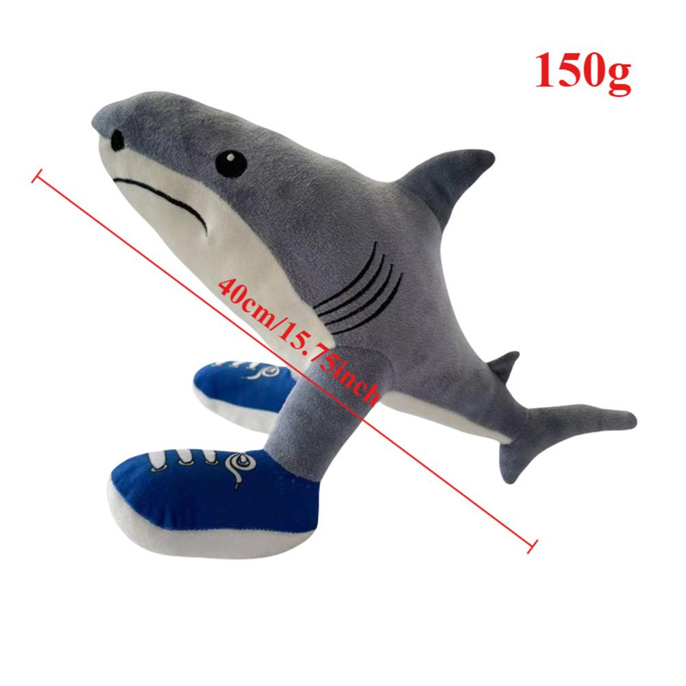 Tung C Toy Tralalero Tralala Shark Plush Doll Cute Plush Sharks Wear Blue Shoes Stuffed Pillow Toy Holiday Gifts