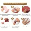 24pcs Short Burgundy Glitter Press-on Nails Set, Full Cover Fake Nail Tips With Jelly Adhesive & Nail File, Perfect For Women