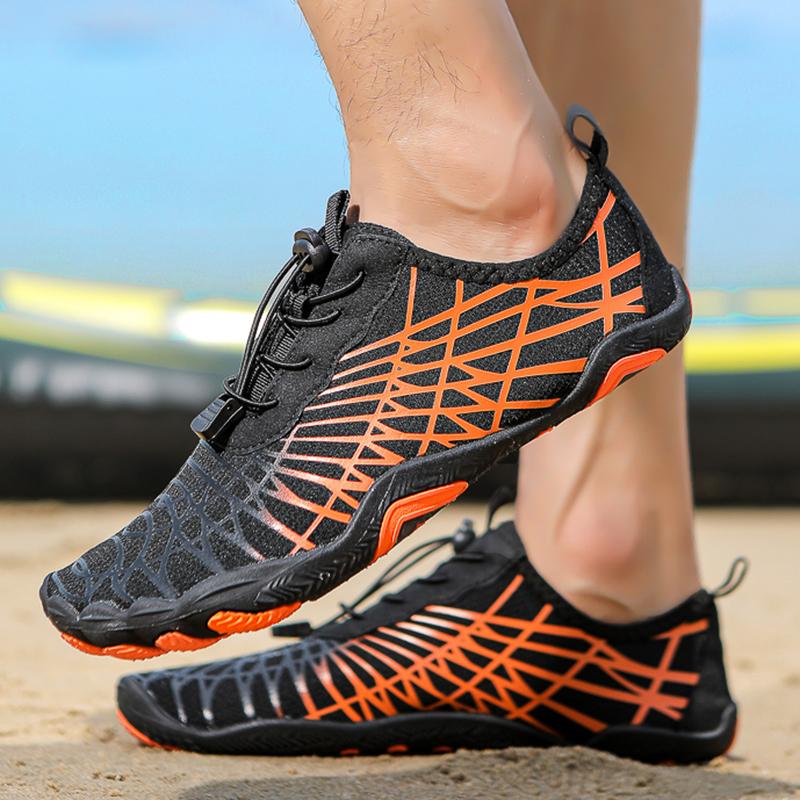 Мужская и женская обувь для босых ног, пляжная обувь, быстросохнущие походные дышащие спортивные сандалии, удобные сандалии, кроссовки для пары