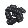 Parts Key Pad Cover Case Car Flip Key Rubber Button Pad 3 Buttons Remote Car Key Shell Rubber Pad