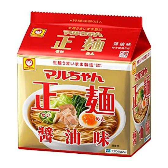 Maruchan Seimen 5-Pack All Types Ramen Set (Soy Sauce Miso Umami Salt Tonkotsu Soy Japanese Style 1 bag each 5 servings 6 total 30 pieces) Instant Box