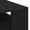 Coffee Table Black Oak Look 55 x 55 x 42 cm Engineered Wood