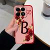 Для Xiaomi 15T 14T 12T 17 15 14 13 Pro Lite 12X Чехол для телефона Креативный узор из букв Мягкий матовый силиконовый Нескользящая задняя крышка Для Xiaomi Бампер Корпус