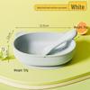 Silicone Baby Bowl with Lid, Food-Grade Suction Cup, Anti-Fall, Little Bear Design