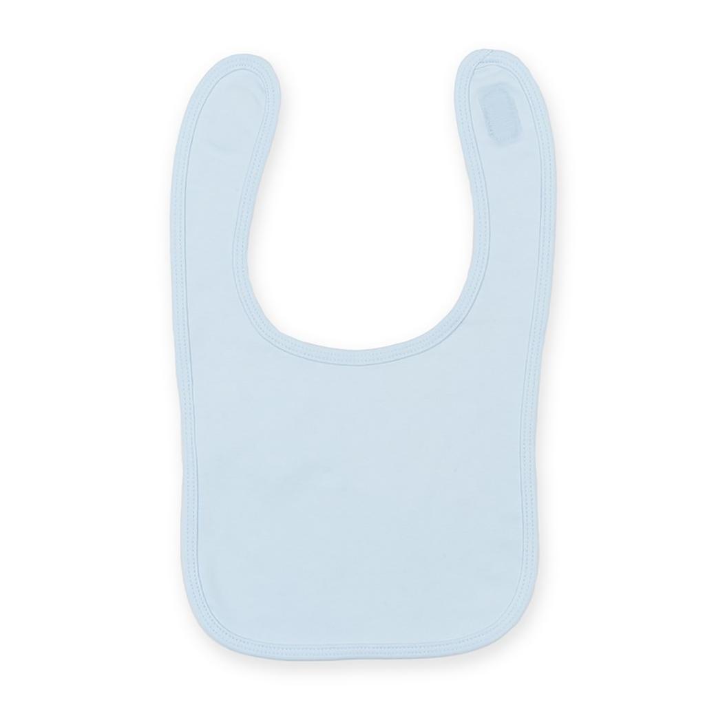 Larkwood Baby Unisex Plain & Contrast Bib (Pack of 2)