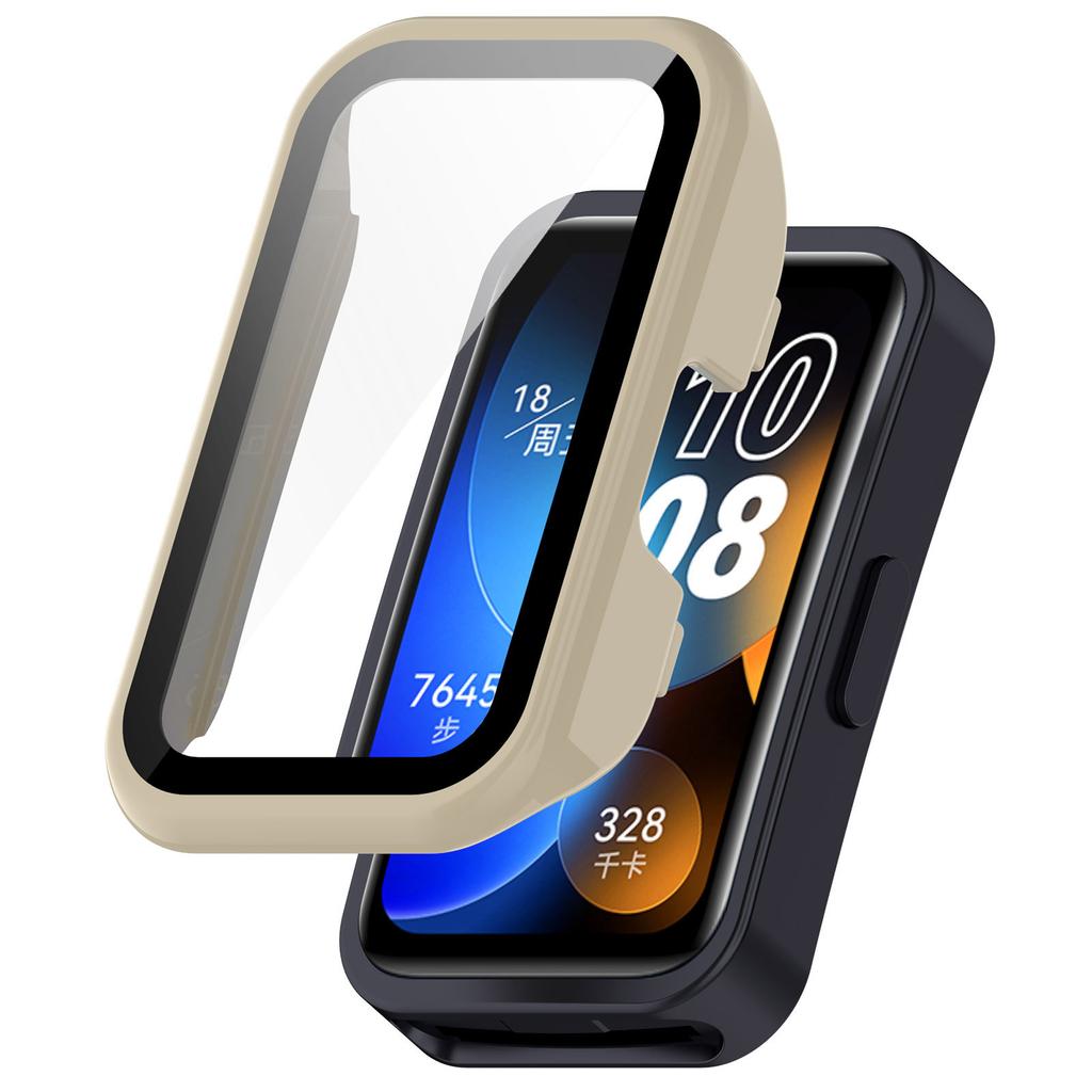 Чехол для ПК + Защитная пленка из закаленного стекла Для Huawei Band 10 9 8 Защитный корпус со стеклом для HD-экрана Для Huawei Band 9 10 Противоударный бампер