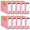 Kokuyo Коробка для файлов Тип T Ширина для хранения 94 мм A4 10 штук Розовый
