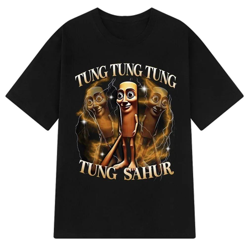 Bombardiro Crocodilo Italian Brainrot Meme T-Shirt Men's Women's Short Sleeve Cotton Tees Funny Graphic Y2k T-shirt Summer Tops