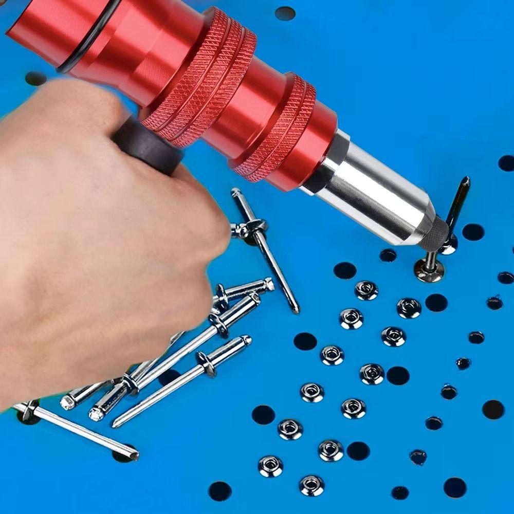 Removable Plastic Handle Rivet Adapter Aluminum Zinc Zinc Alloy Cordless Rivet Riveting Machine Home Core
