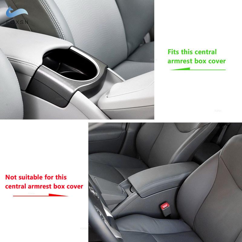 Для Toyota Prius 2010 2011 2012 2013 2014 2015 автомобильный центральный подлокотник черный замшевый кожаный защитный чехол
