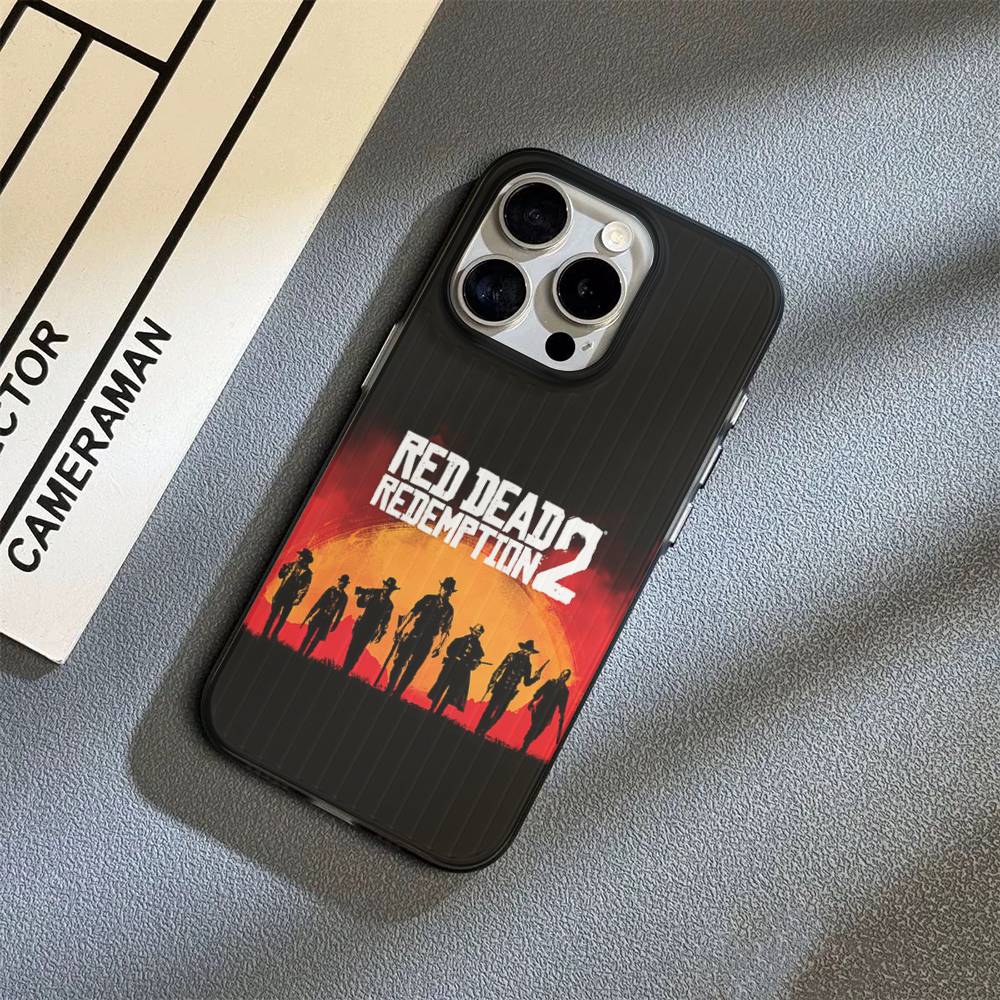 Чехол для телефона Red Dead Redemption RDR 2 для iPhone 17 16 15 11 12 13 14 Pro Max Мягкий гофрированный силиконовый чехол