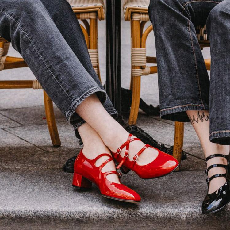 Carel Kina Mary Jane Red Kina-330840