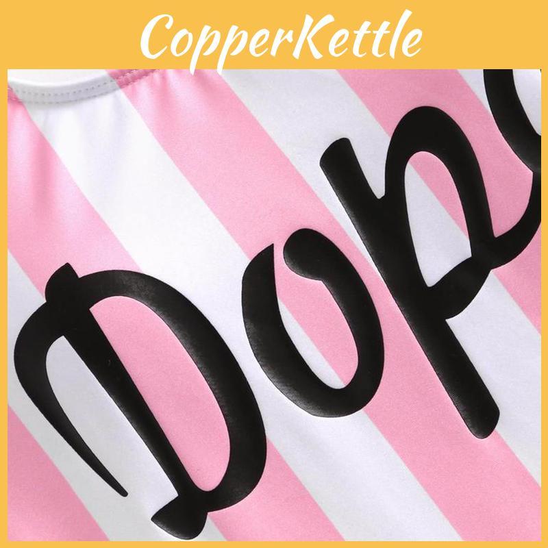 Fashion Summer Women One Piece Swimsuit Slim Backless Playsuit Striped Bikini