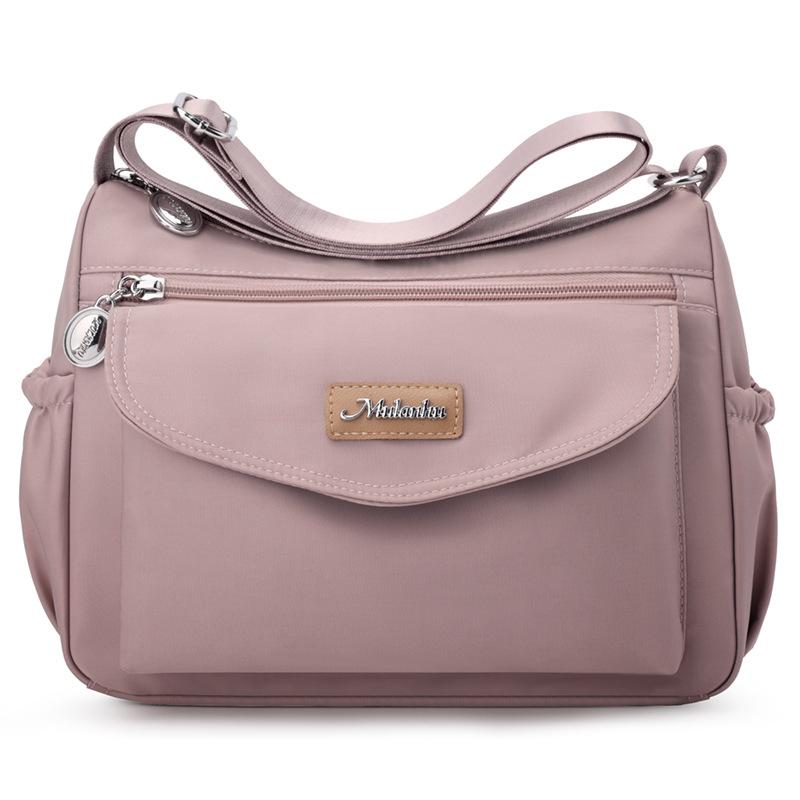 Женская сумка из нейлоновой ткани 2025 осень новый стиль на плечо мессенджер сумка для покупок многосекционная повседневная сумка для мамы