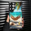 Летний Пляж Море Пальма Отпуск Покрытие Чехол Для Телефона Для Samsung Galaxy S24 S25 FE S26 Edge S23 Ultra S22 S21 Plus S20 Anti-Fa