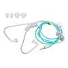 Air Tube Earbuds Ergonomic Radiation Free Noise Reduction Portable Binaural 3.5mm Air Tube Headset for Laptop Tablet