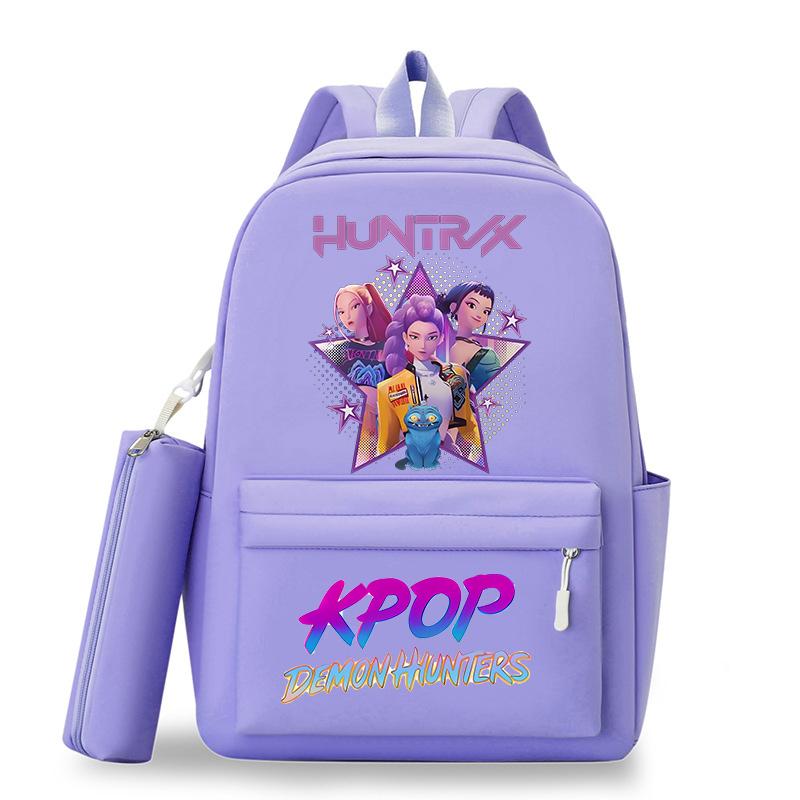 Школьный рюкзак Kpop Охотники на демонов Студенческий Подросток Рюкзак Девочка Повседневный Кавайный Школьная сумка Дорожный рюкзак Mochila Подарок для STEM DIY Набор для сборки 3D