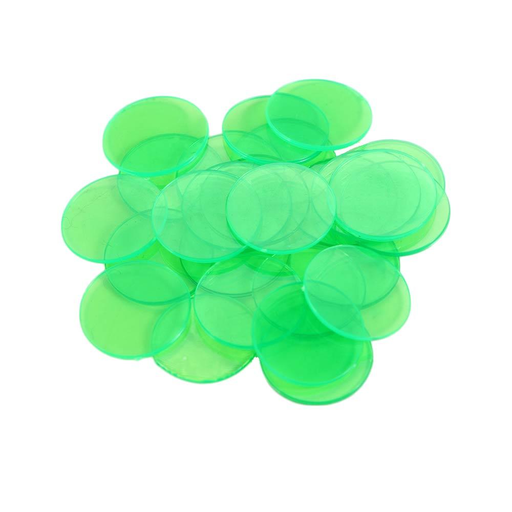 Disc for Bingo Game Transparent 15mm Montessori Learning Education Toys Bingo Chip Math Toys