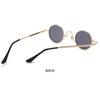 Metal Hippie Sun Glasses UV400 Protection Punk Eyewear Small Round Sunglasses for Women & Men Circle Retro Shades Sunglasses