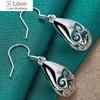 925 Sterling Silver Grimace Drop Earring For Woman Wedding Engagement Halloween Party Jewelry