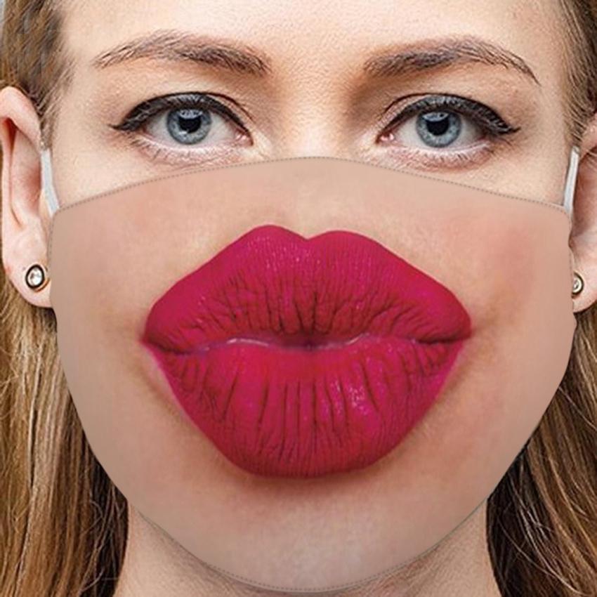 Маски для лица с весёлым принтом