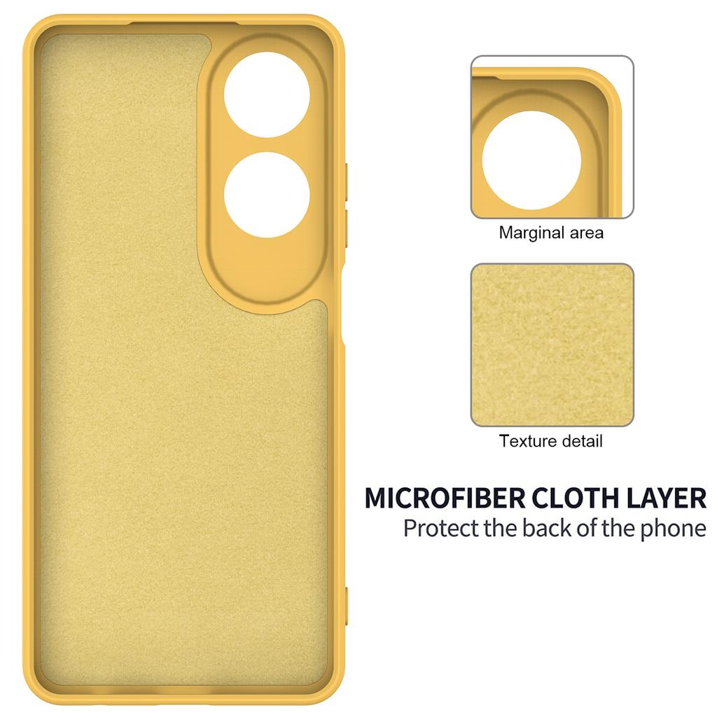 Для Oppo A60 4G чехол для мобильного телефона жидкий силиконовый устойчивый к царапинам чехол для телефона с ремешком