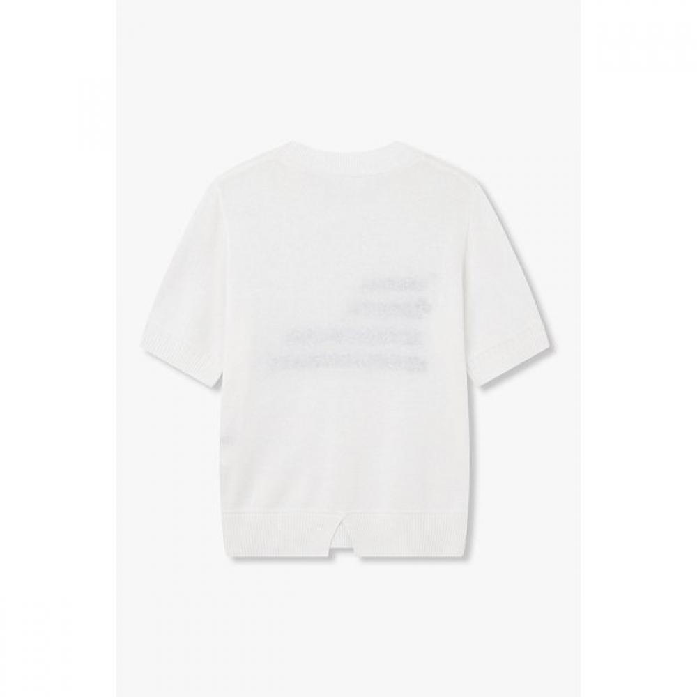 Vov Lettering Jacquard Knit Pullover 7156350003