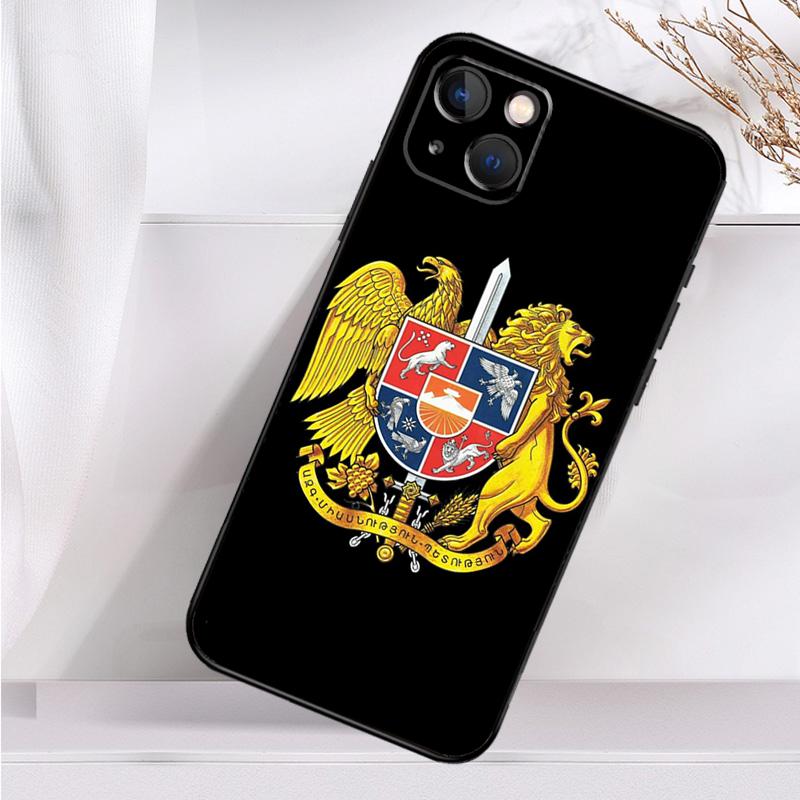 Чехол с армянским флагом для iPhone 14 13 12 11 16 15 Pro Max Mini Cover X XR XS 8 7 14 16 15 Plus Аксессуары